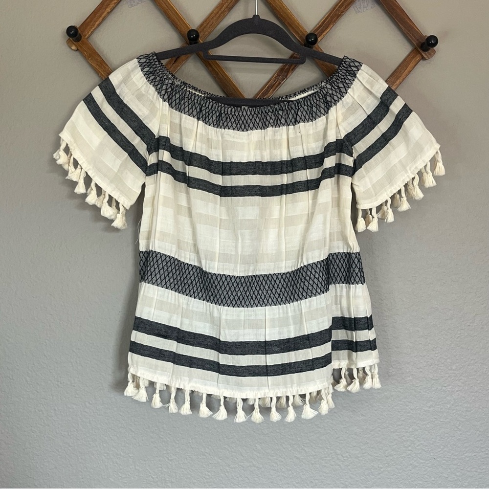 Soul Harmony Energy (S.H.E.) off-the-shoulder bohemian top size XS NWT